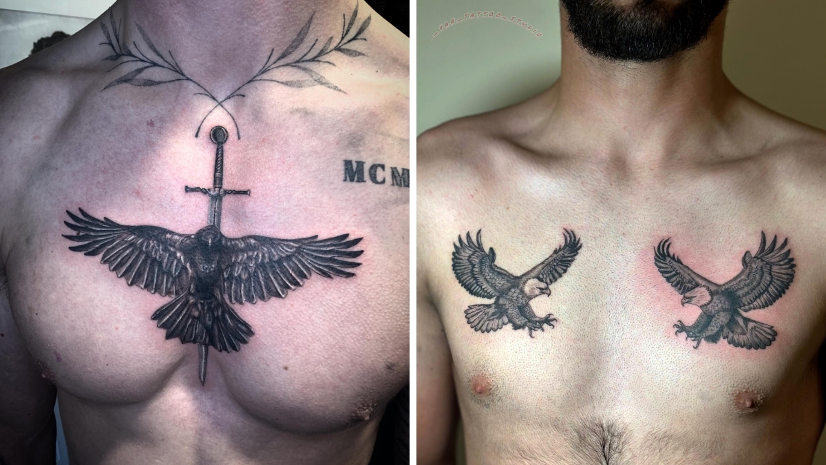 17 Eagle Chest Tattoos for Men The Ultimate Power Statement