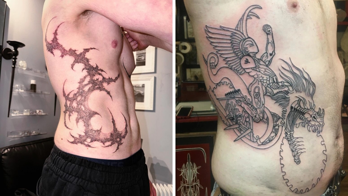 Side & Ribcage Tattoos for Men