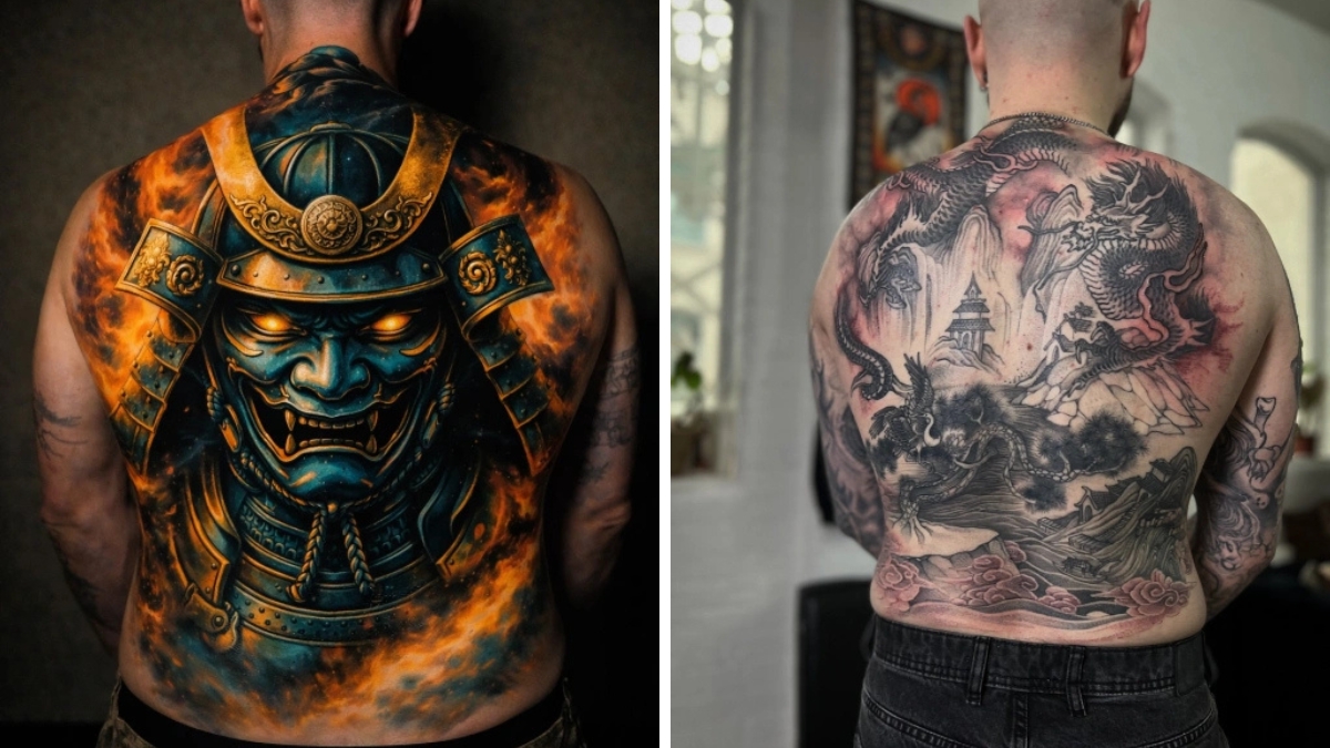 19 Full Back Tattoo Designs That Turn Skin Into a Masterpiece