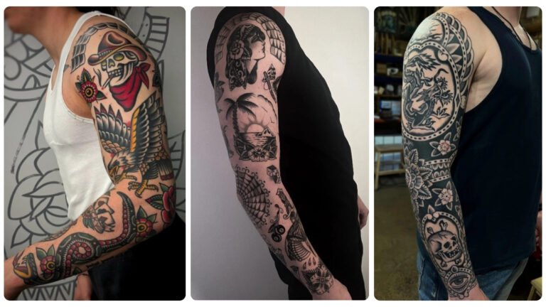 20 Traditional Tattoo Sleeve Ideas Men Are Actually Getting Right Now