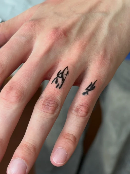 Abstract Symbol Finger Grouping