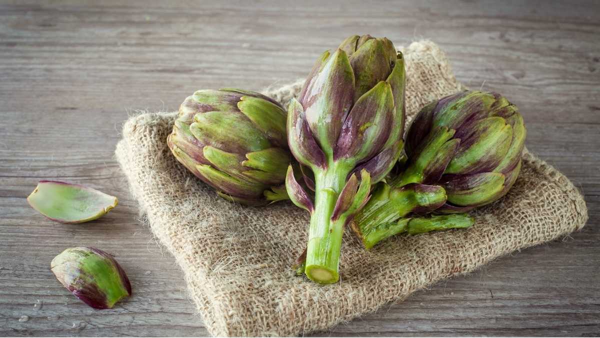 Artichokes (10g fiber per medium artichoke)