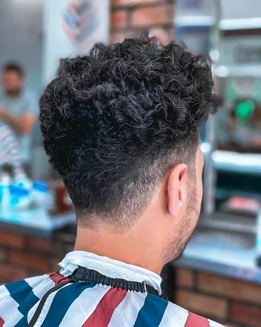 Burst Fade with Textured Crop