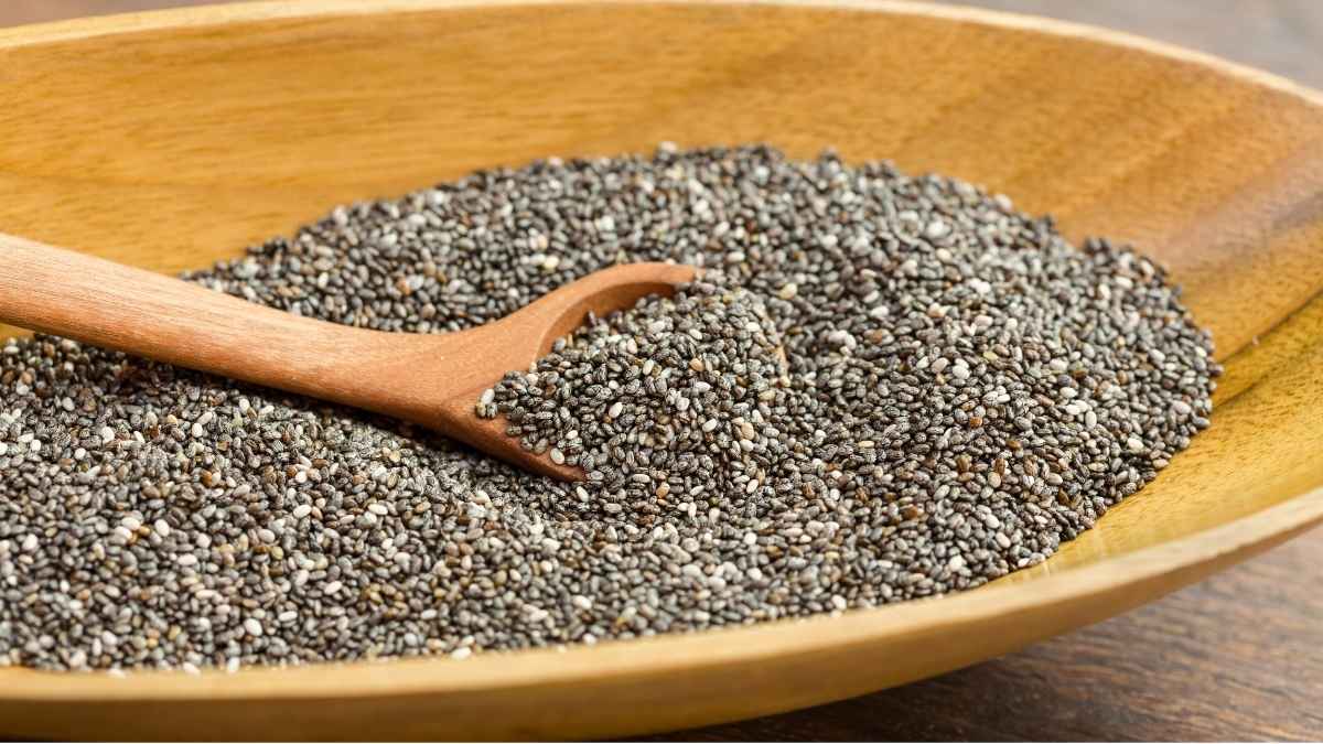 Chia Seeds (10g fiber per ounce)