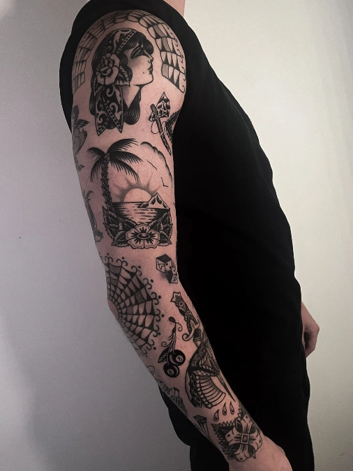 Classic Black And Grey Patchwork Collection
