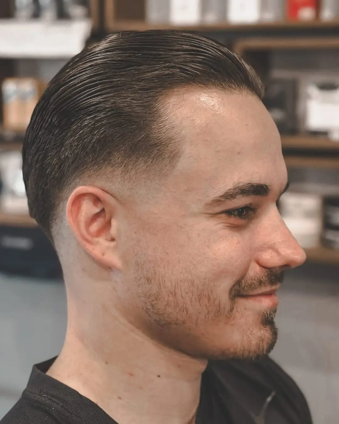 Classic Slicked Back Fade