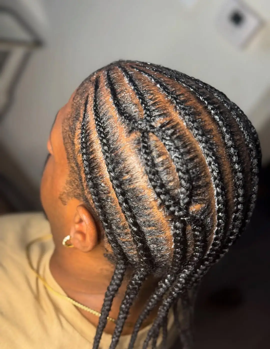 Classic Sweeping Cornrows