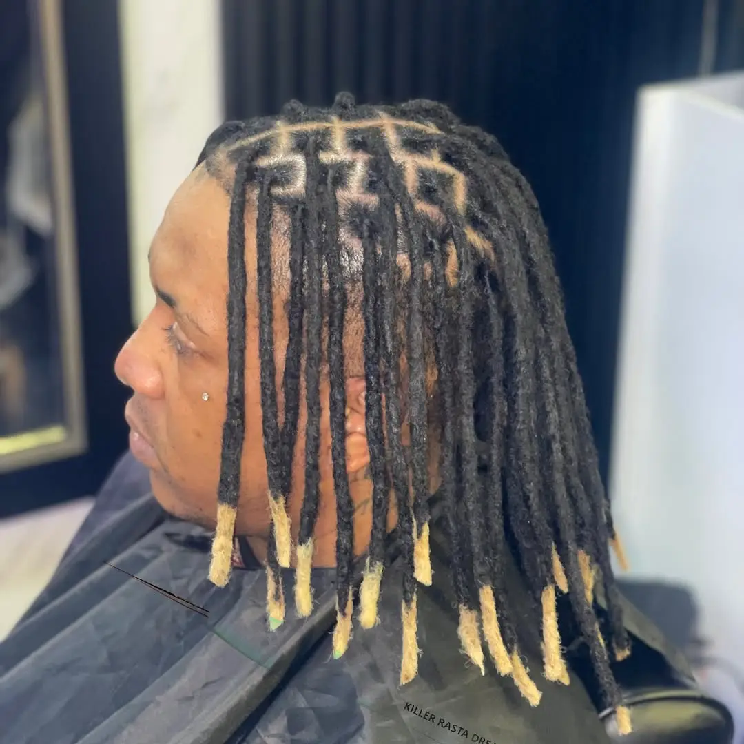 Color-Tipped Straight Locs