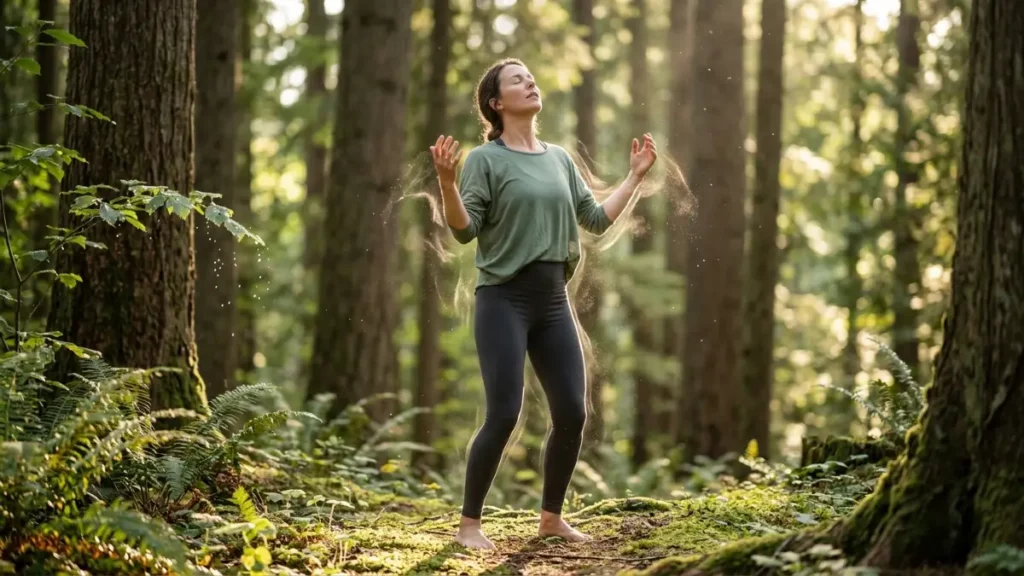 Discharge Energy with Somatic Shaking