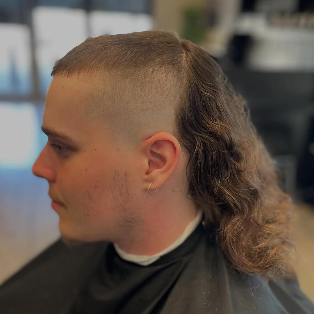 Extreme Contrast Skullet with Flowing Back Length