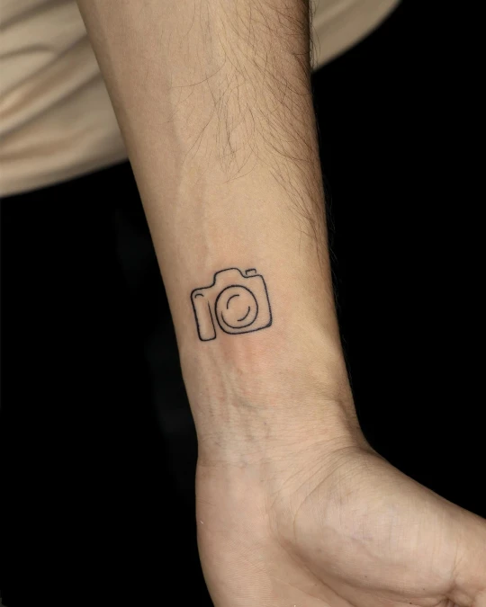 Fine Line Minimalist Camera