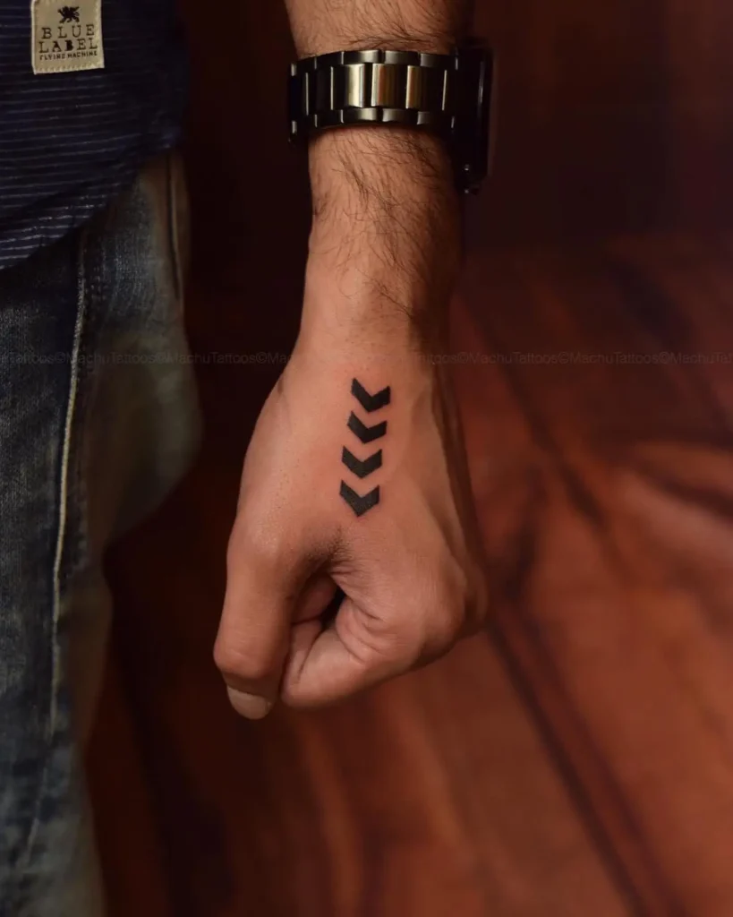 Geometric Chevron Hand Sequence