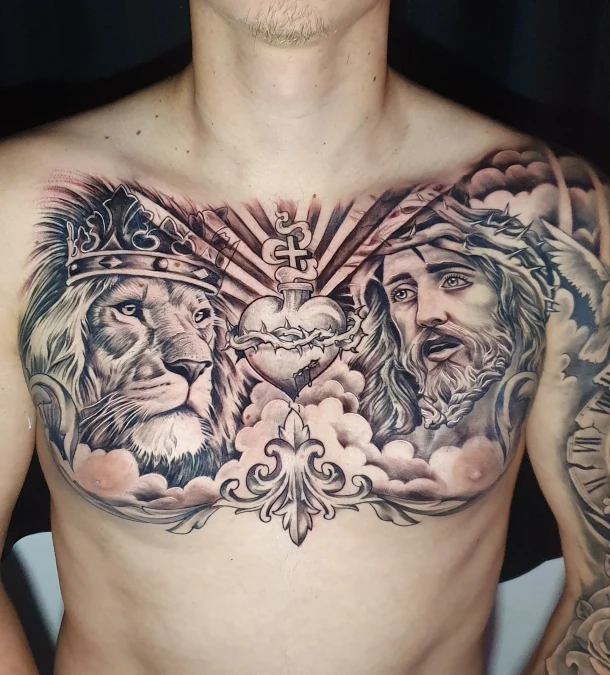 Heavy Portraits Anchored By Ornate Filigree