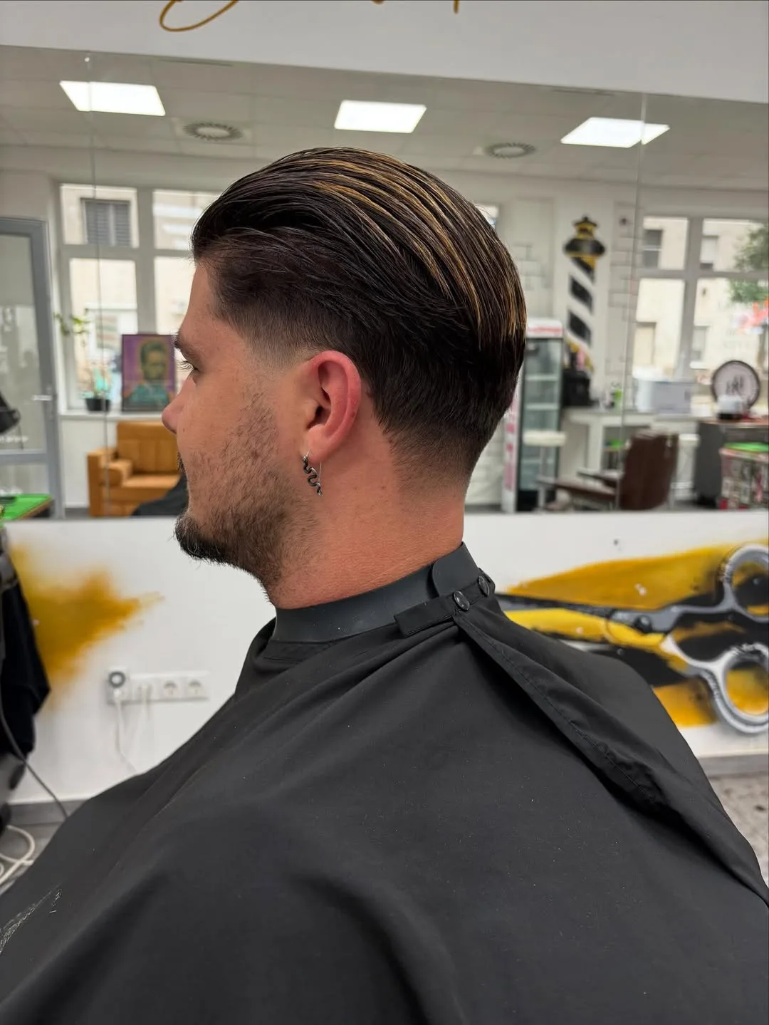 Highlighted Slicked Back Style