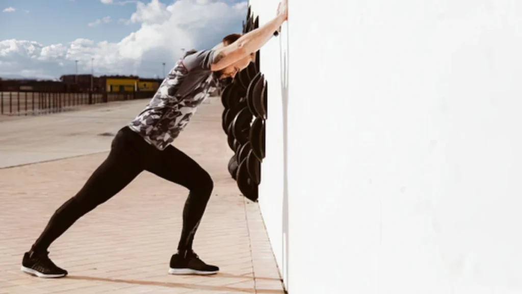 How to Ground Yourself: Proprioceptive Wall Pushing