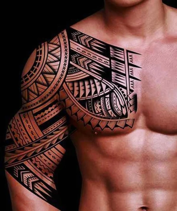 Massive Tribal Chest and Shoulder Piece