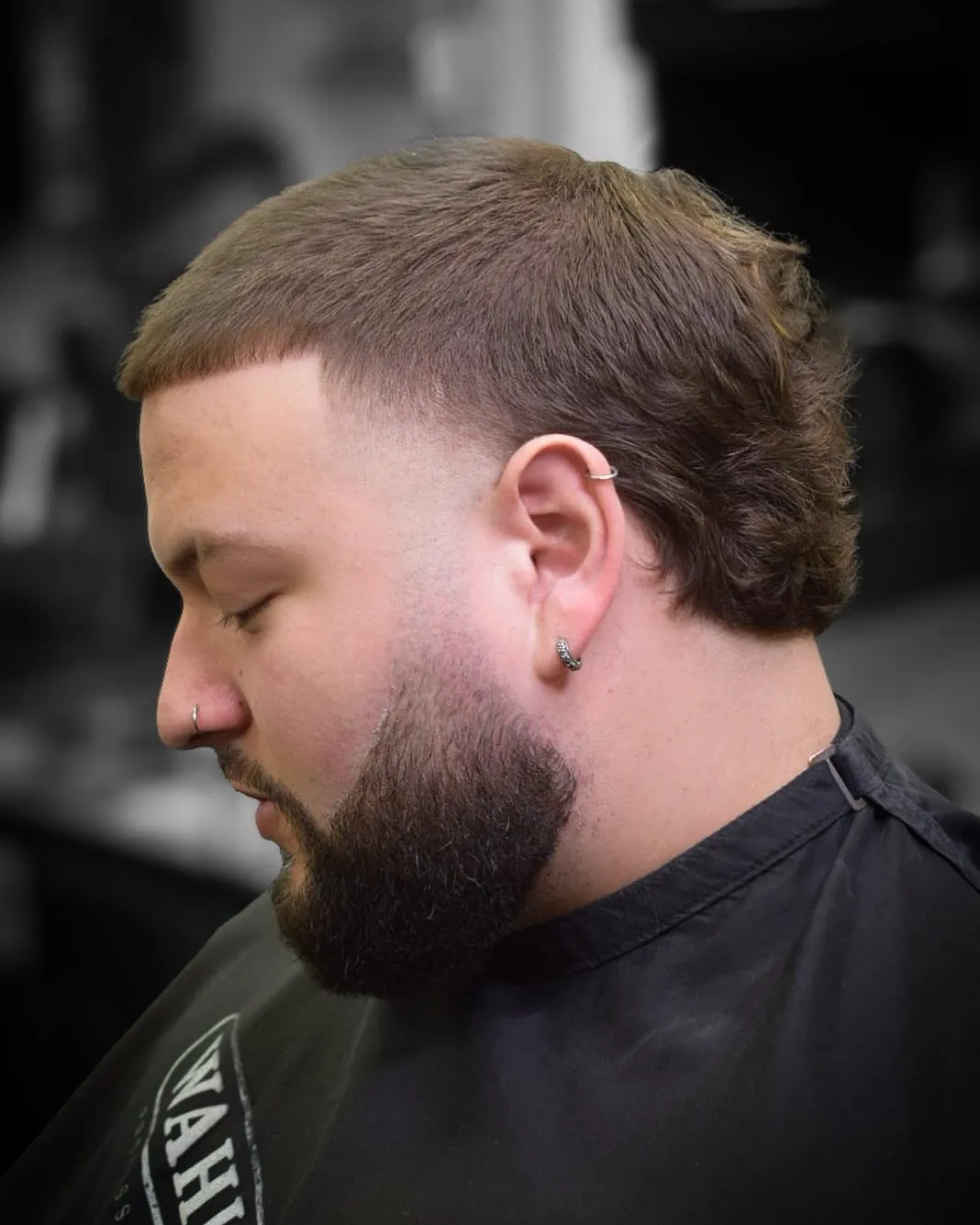 Modern Textured Skullet with Beard Integration