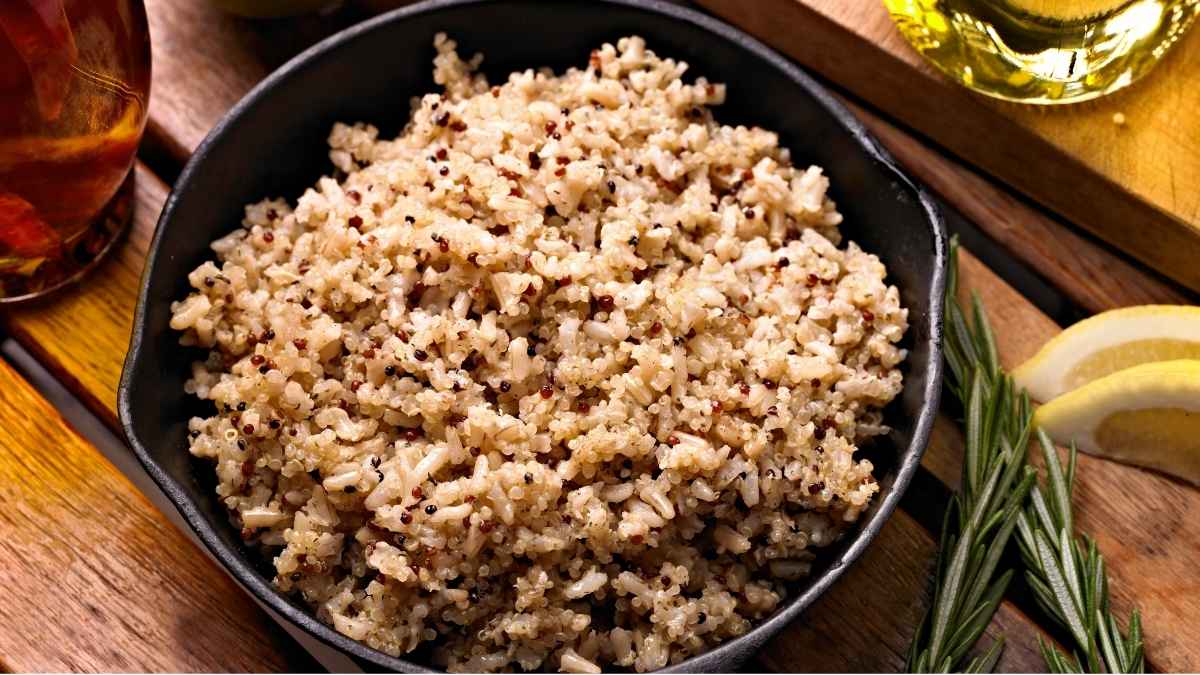 Quinoa (5g fiber per cup cooked)
