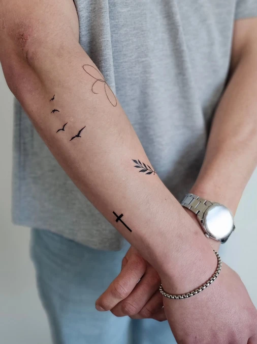 Scattered Forearm Gallery Wall