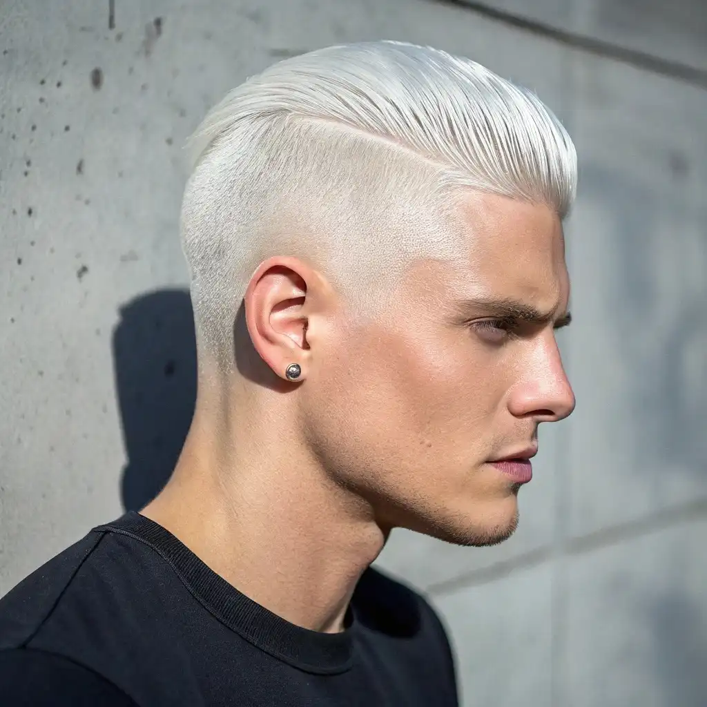 Sleek Platinum Fade