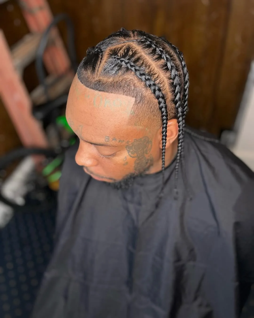 Sleek Side Cornrows