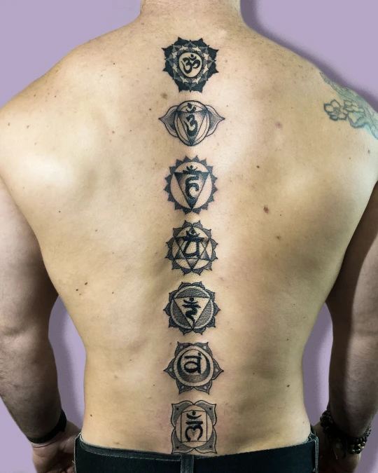 Stacked Geometric Symbols And Soft Shading