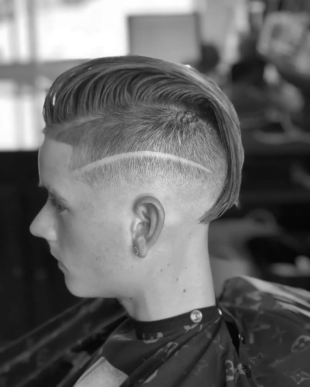 The Edgy Undercut Slick Back