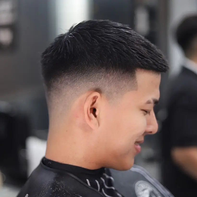 The Low Fade with Textured Top