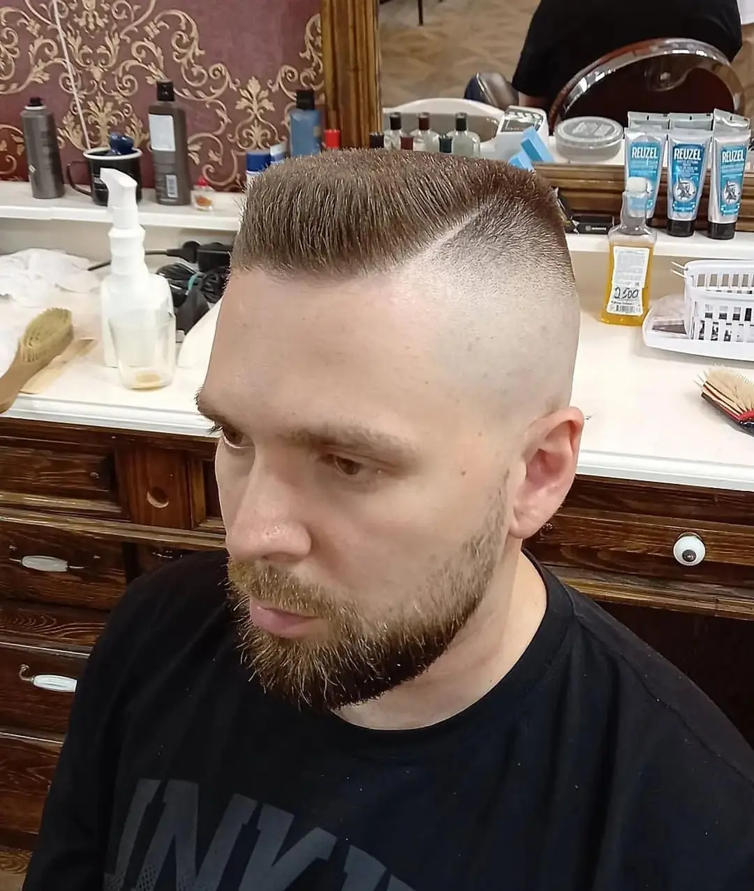 The Textured High-Top Pompadour