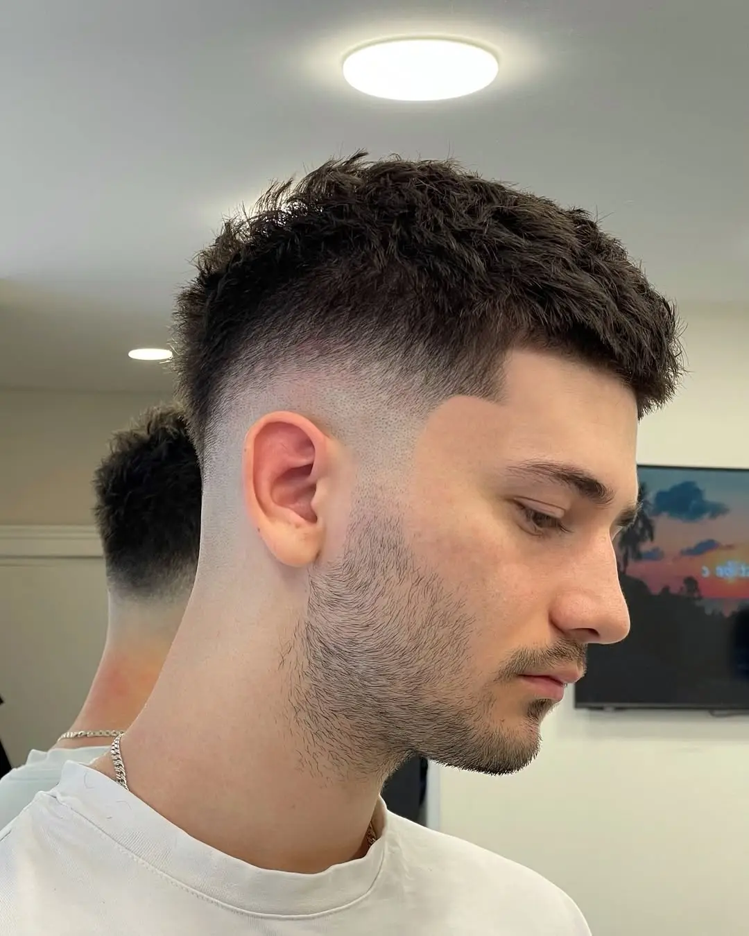 The Textured Top with High Fade