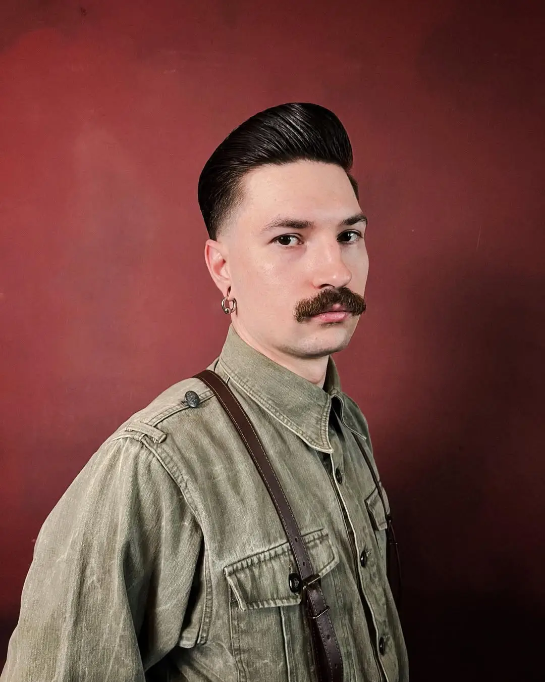 The Vintage-Inspired Pompadour