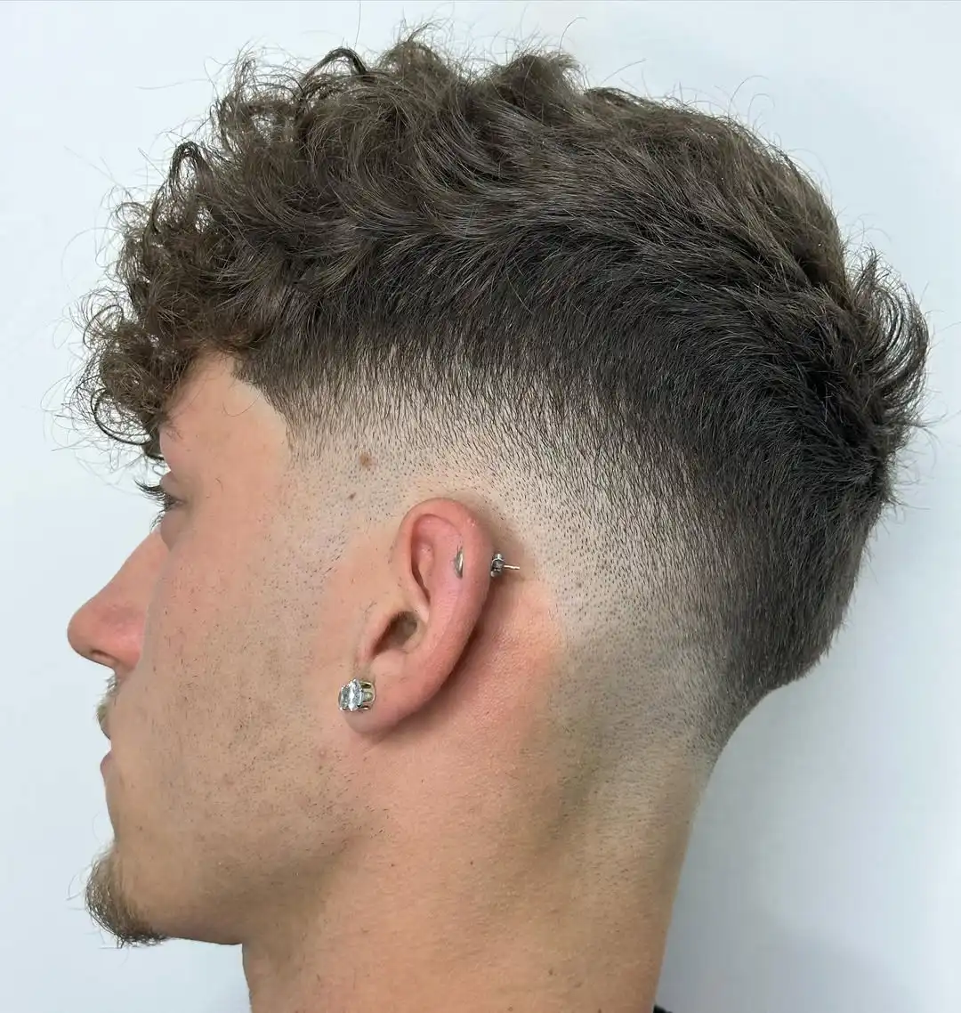 Tousled Top with Mid-Skin Fade