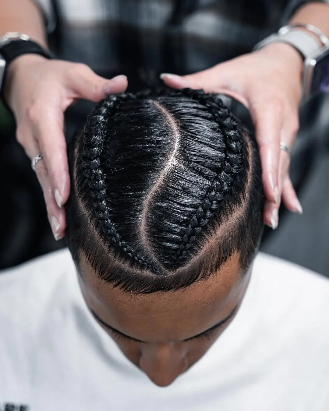Wavy Cornrow Design