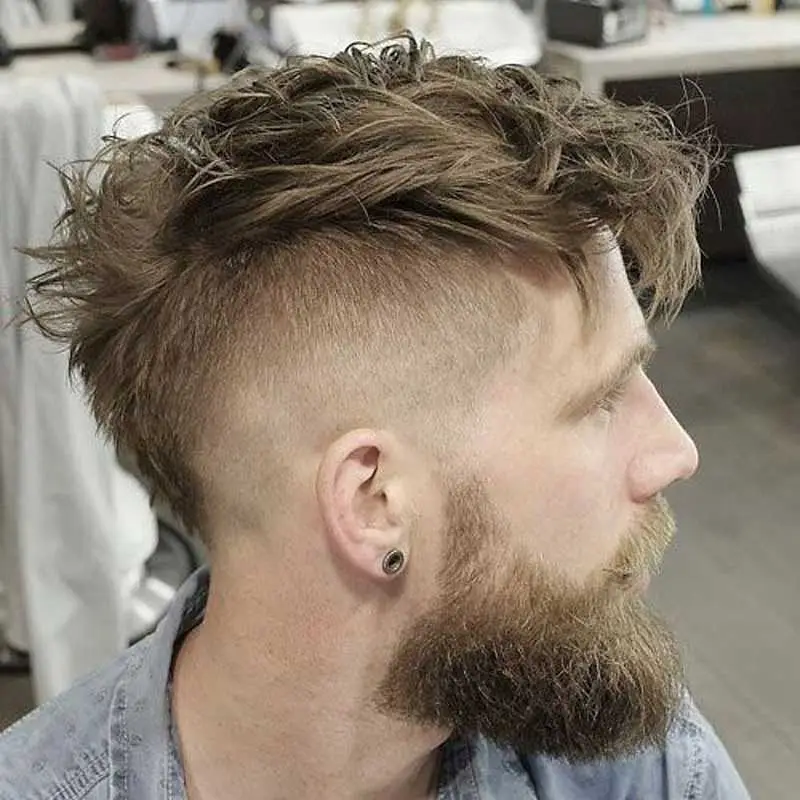 Wavy Textured Faux Hawk