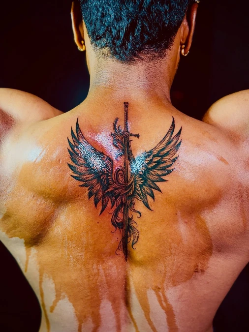 Winged Sword and Glossy Sheen