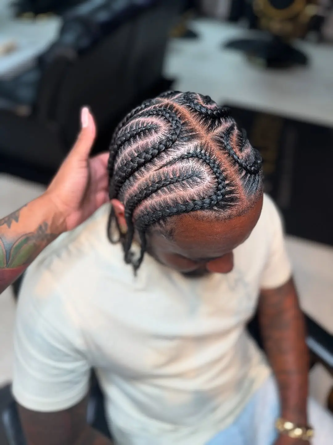 Woven Zigzag Cornrows